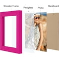thumbnail image 2 of Vittanly 4x4 Picture Frame, Premium Material with Shatter Resistant Plexiglass, Photo Frame for Wall or Table Top Display, Rose Red, 1 Pack, 2 of 6