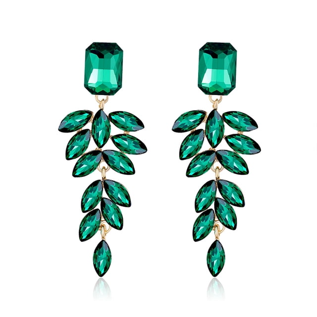 XWSHYW Jewelry Clearance A Pair Crystal Cubic-Rhinestone Fashion Earrings Hook Wonderful Gift