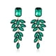 thumbnail image 1 of Pendientes para mujer, regalos para mujer, un par de pendientes de moda con cristales y diamantes de imitación cúbicos, gancho, maravilloso regalo, pendientes de turquesa., 1 of 3