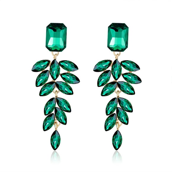 TIMIFIS Earrings A Pair Crystal Cubic-Rhinestone Fashion Creative Earrings Moon Hook Wonderful Gift - Summer Savings Clearance