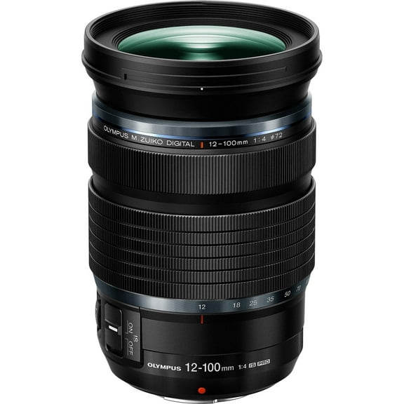 Olympus 12-100mm f/4 ED IS M.Zuiko PRO Autofocus Lens for MFT (Micro Four Thirds), Black {72}