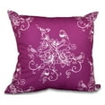 thumbnail image 1 of E by Design Botanical Blooms Morning Birds Decorative Pillow, 1 of 2