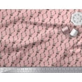 thumbnail image 2 of Soimoi Pink Rayon Fabric Damask Floral Fabric Prints By Yard 42 Inch Wide, 2 of 3