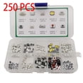 thumbnail image 2 of Bgsha 250 Pcs Interrupteur Tactile à Bouton-Poussoir Micro Instantané Tact SMD Kit de 10 Valeurs, 2 of 6