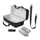 thumbnail image 3 of Bolsa de almacenamiento para altavoz, estuche para altavoz, bolso de hombro para altavoz de viaje, estuche para micrófono, antiarañazos, con asa, Gris interior, 3 of 9