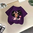 thumbnail image 4 of Hiijoy Toddler Girls' Graphic Tee Cartoon Print Short Sleeved T Shirt, Sizes 2-14, 4 of 4