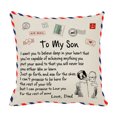 thumbnail image 1 of Toystoory Funda de almohada de piel de melocotón con letras de 45x45cm, diseño personalizado, funda de almohada decorativa, funda de cojín para el Decoración del hogar papa a hijo Toystoory HA002997-01, 1 of 1