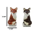 thumbnail image 4 of Ceramic Red Brown Foxes 'For Fox Sake Pass Me The Salt And Pepper!' Shakers Set, 4 of 9