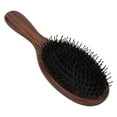 thumbnail image 4 of Cepillo desactivado, Manija de la Curva de Cepillo de Cabello Con Dientes Peinados Balanceando Los Lícidos del Cabello de la Forma Ovalada para Peinar, 4 of 7