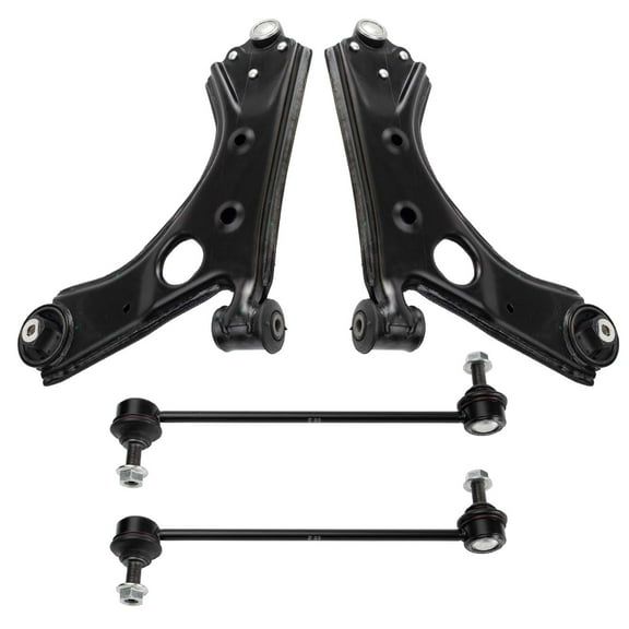 TRQ 4pc Suspension Kit Lower Control Arms Sway Bar End Links for ProMaster City PSA60142 Fits select: 2015-2019 RAM PROMASTER CITY