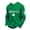 A012, variant on St. Patricks Day Clover Shamrock Sweatshirt Men Waffle Long Sleeve Pullover Shirts, Size S-4XL