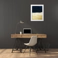 thumbnail image 3 of Prime, Marcus 15x18 White Modern Wood Framed Museum Art Print Titled - Gold Indigo Shuffle, 3 of 4