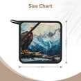 thumbnail image 3 of Rocae Iceberg Bald Eagle for Square Silicone Anti-scalding Mat Trivet Hot Pads for Kitchen Counter, Silicone Trivets for Hot Pots and Pans, 3 of 8