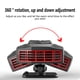 thumbnail image 4 of Calefactor y refrigerador portátil de coche de 150W 12V - Desempañador y desempañador ajustable a 360° para parabrisas, calefacción y refrigeración rápidas con carcasa ABS, 4 of 7