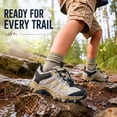 thumbnail image 5 of EQW Kids Waterproof Hiking Shoes Boys Girls Outdoor Walking Sneakers Lightweight Non-Slip Trail Shoes with Quick Lace for Toddler Little Kid Big Kid, 5 of 8