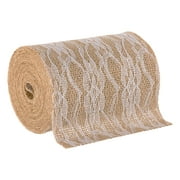 Burlap With Lace Overlay by Ashland