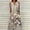 A03 Sleeveless V-Neck Long Summer Dresses for Women, variant on Sun Dress for Women Botanical Floral Print Dress Sleeveless V-Neck Flowy Casual Swing Maxi Dress with Pockets Summer Vintage Outfits