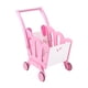 thumbnail image 3 of Carrito de compras para niños, carrito de supermercado de juguete, accesorios de comida de imitación, carrito de supermercado, carrito de compras para Rosa, 3 of 8