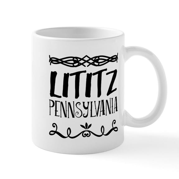 CafePress - Lititz Pennsylvania Mugs - 11 oz Ceramic Mug - Novelty Coffee Tea Cup