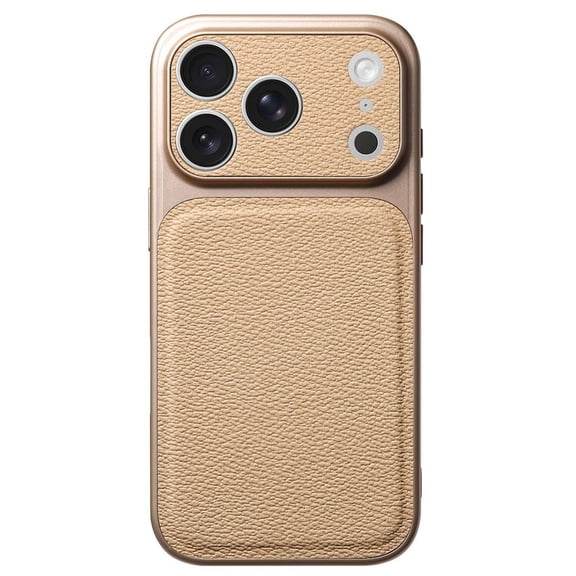 Case For IPhone 17 Pro Max/17 Pro/17 Air/17, PU Leather Shell With Anti-Fingerprint Camera Protective Cover