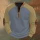 thumbnail image 1 of pstuiky camisetas de manga larga para hombre, Sudadera con capucha y cuello redondo para hombre, estampado, manga larga Tops casuales para hombres l, 1 of 3