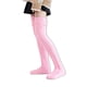 thumbnail image 3 of 1 par de medias de punto de Color sólido, calcetines altos Keen, calentadores de piernas para mujeres, zapatos, accesorios, medias bonitas de Prendas para la parte inferior del cuerpo Rosado, 3 of 6