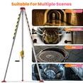 thumbnail image 2 of 2600 lbs Confined Space Rescue Tripod, Safety Rescue Tripod with 98' Wire, Confined Space Tripod Kit with Harness, Storage Bag for Cable Ditches, 2 of 8