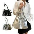thumbnail image 1 of Bolso Bandolera Informal de Moda para Mujer | Negro Pu | 33X26X10Cm | Ligero | Estilo Versátil | Regalo Ideal para Mujer, 1 of 6