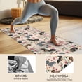 thumbnail image 4 of Dachshund and Flower Hot Yoga Mat Towel Non Slip for Hot Yoga - Quick-Drying Yoga Mat Cover with 4 Corner Pockets with Travel Bag - Hot Yoga Towel Non Slip 74"x26", 4 of 6