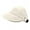 White, variant on Summer Wide Brim Sun Hat For Women Sun Hats Foldable Adjustable Outdoor Beach Bucket Hat UV Protection Visors Fisherman Ponytail Caps