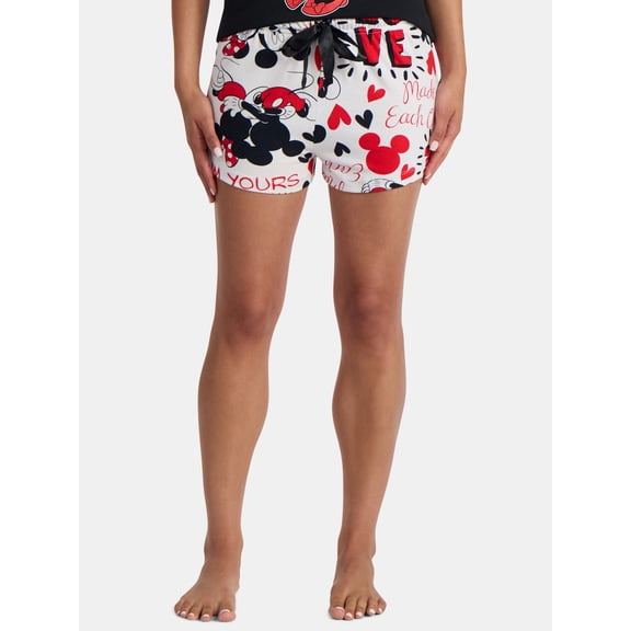 Men's Mickey & Minnie Love Words Boxer Briefs