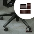 thumbnail image 2 of SHISUYAN 12Pcs Compact Furniture Coasters and Plastic Bed Stoppers for Professional Chair Wheel Protection, 2 of 9