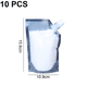 thumbnail image 2 of Frascos de plástico para licor, bolsas para bebidas para adultos, frascos de alcohol para cruceros reutilizables y ocultables, 2 of 5