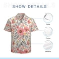 thumbnail image 7 of High Quality Hawaiian Shirts for Men Short Sleeve Aloha Beach Shirt Floral Summer Casual Button Down Shirts Blouses WLHBUC, 7 of 7