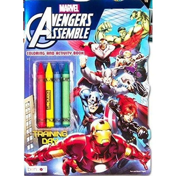 Download Avengers Marvel Coloring and Activity Book with Jumbo ...