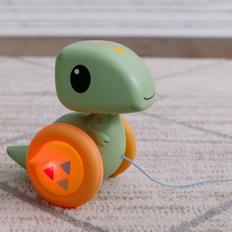 Hopscotch Lane Pull Along Dinosaur Toy with Lights photo 4