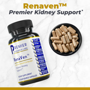 Premier Research Labs RenaVen - Premier Kidney Support - With Fermented Cordyceps - Kidney Health & Functions - Cranberry, Alfalfa, Hydrangea & Parsley - Vegan - 60 Plant-Source Capsules
