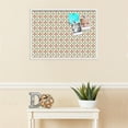 thumbnail image 3 of PinPix ArtToFrames 28x20 Custom Cork Bulletin Board    Poster Board Has a Fabric Style Canvas Finish, Framed in Satin White Frame (PinPix-558), 3 of 5