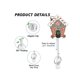 thumbnail image 3 of 1PC Cartoon Christmas Badge Reel Retractable, Nurse ID Name Card with Alligator Swivel Clip, Cute Christmas Tree Badge Holder for Nurse Student, 3 of 4