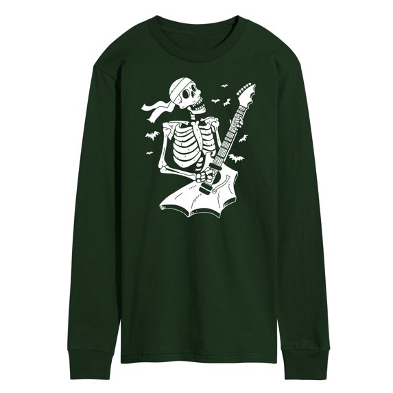 Instant Message - Skeleton Guitar - Men's Long Sleeve T-Shirt