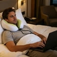 thumbnail image 5 of ZYXWVU Memory Foam Neck Pillow U Shaped Travel Pillow Ice Silk Cooling Fabric Slow Rebound Cervical Support for Home Office Car Airplane Travel Comfort, 5 of 6