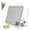 White 8x6 FT, variant on ABORON 6x4 FT Soccer Rebounder Net, 2-in-1 Rebounding Pitchback Net & Soccer Goal, Adjustable Angles and Steel Frame, Rebounder Net for Soccer, Baseball, Volleyball Training and Practice