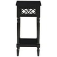 thumbnail image 6 of Convenience Concepts French Country Khloe Deluxe 1 Drawer Accent Table with Shelf, Black, 6 of 8