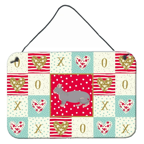 Carolines Treasures CK5604DS812 Dwelf 1 Cat Love Wall or Door Hanging Prints 8x12 multicolor