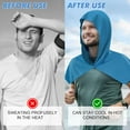 thumbnail image 4 of Cooling Hoodie Towels, Instant Cooling Towels for Neck and Face, UPF 50 Sun Protection, Ice Towel for Hot Weather, Head Towel for Sports, Camping, Cycling & More Activities, 4 of 13