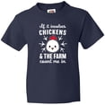 thumbnail image 3 of Inktastic If It Involves Chickens & The Farm Count me in Youth T-Shirt, 3 of 5