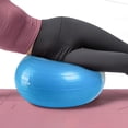 thumbnail image 4 of Pelota inflable tipo donut para pilates, ideal para ejercicios deportivos y fitness en el gimnasio. Azul B, 4 of 9