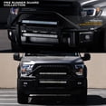 thumbnail image 5 of Stehlen 642167824268 Compatible With 2014-2018 GMC Sierra 1500 / 2019 Limited Steel Pre-Runner Bumper Grille Guard with 32" 60x CREE LED Fog Light Bar - Matte Black, 5 of 8