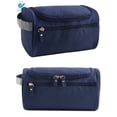 thumbnail image 3 of Deago Hanging Travel Toiletry Bag - Travel Toiletries Bath Bag, Bathroom Bag for Traveling - Shower Bags for Men and Women "Navy", 3 of 7