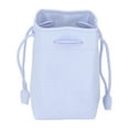 thumbnail image 2 of Instant Camera PU Leather Drawstring Bag, Prevent Damage Waterproof Compact  Protection PU Leather Drawstring Pouch Dustproof Space Saving  for Storage Blue, 2 of 7